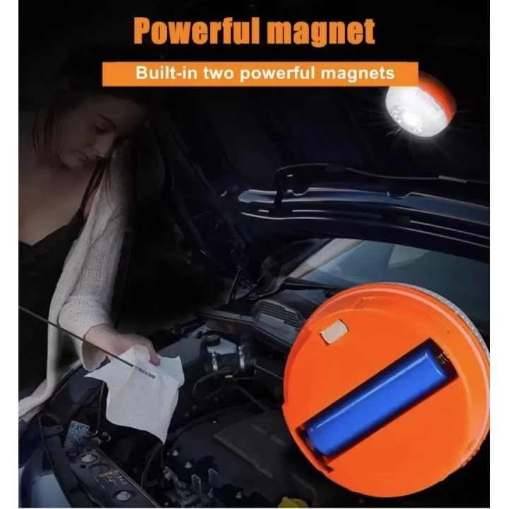 Magnetic orange beacon v16 dgt rechargeable battery car safety signal lamp
