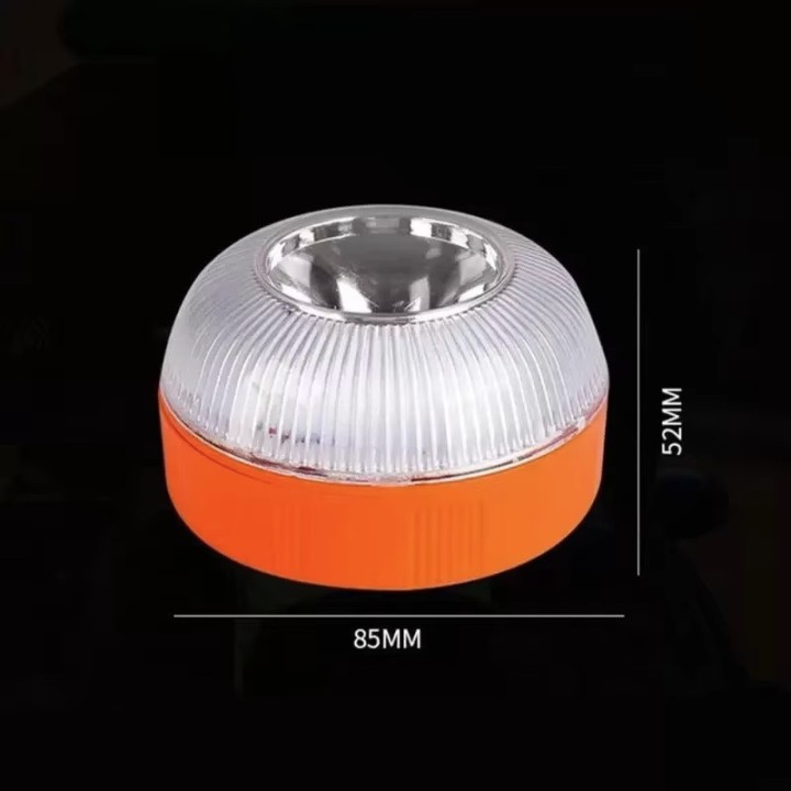 Magnetic orange beacon v16 dgt rechargeable battery car safety signal lamp
