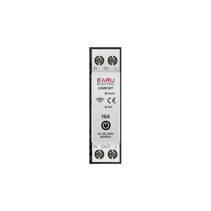 Single phase neutral phase circuit breaker 16a wifi tuya connected switch EAWCBT timer 220v
