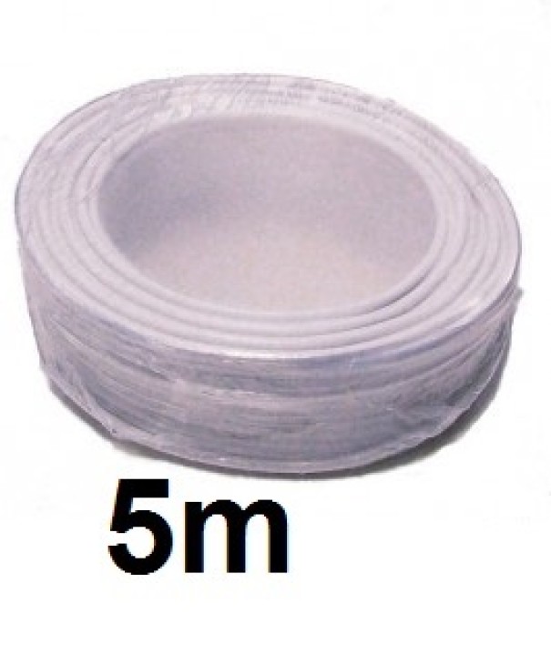 5m cavo elettrico h05vv 3g 3x1 3x1 rotonda 1 mm ² 3 1mm2 figlio ø7mm h05vvf3g1wl electraline - 1