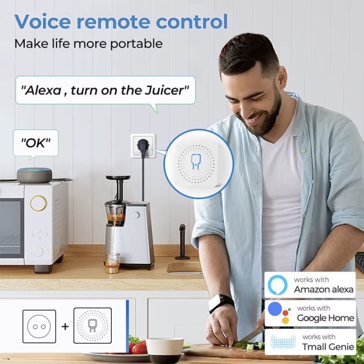 Interruttore WiFi fai da te 2CH 16A 220V per controllo bidirezionale della casa intelligente Smart Life