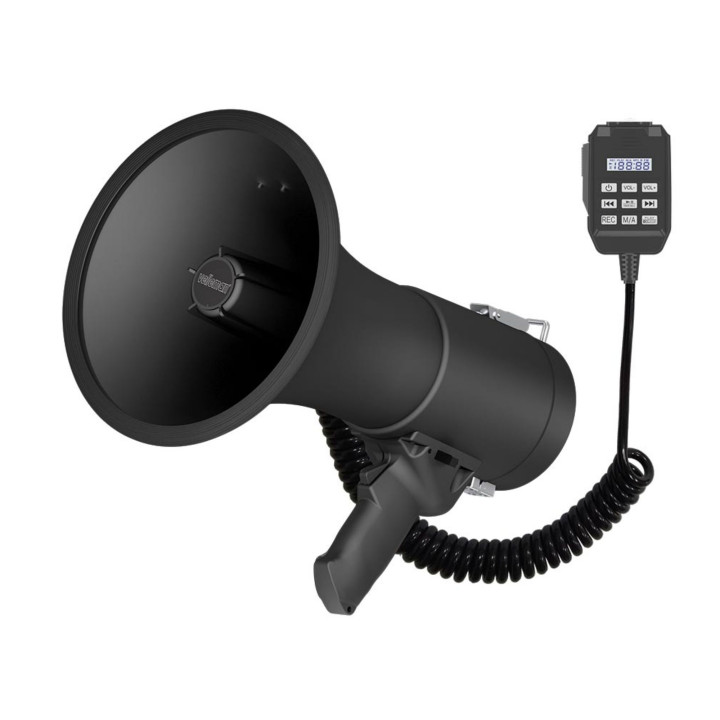 Megaphone 50W built-in siren voice recorder 11 minutes MP66S Bluetooth usb 1200m