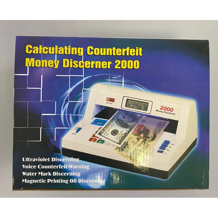 Detector sonoro de billetes falsos calculador deteccion billetes de banco detectores falsa moneda