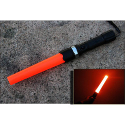 1000LM 5W waterproof cree led rechargeable flashlight police traffic command zoomable torch light by 18650 car charge for SOS
