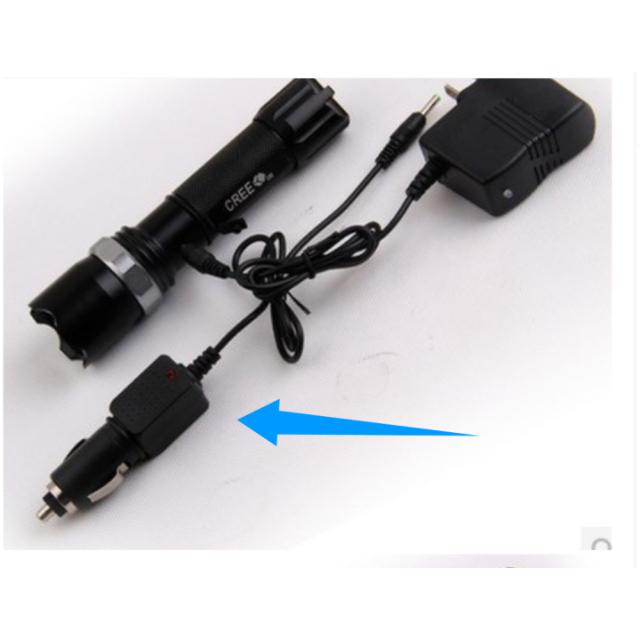 1000LM 5W cree impermeabile ha portato la polizia torcia elettrica di controllo del traffico stradale torcia ricaricabile da 18