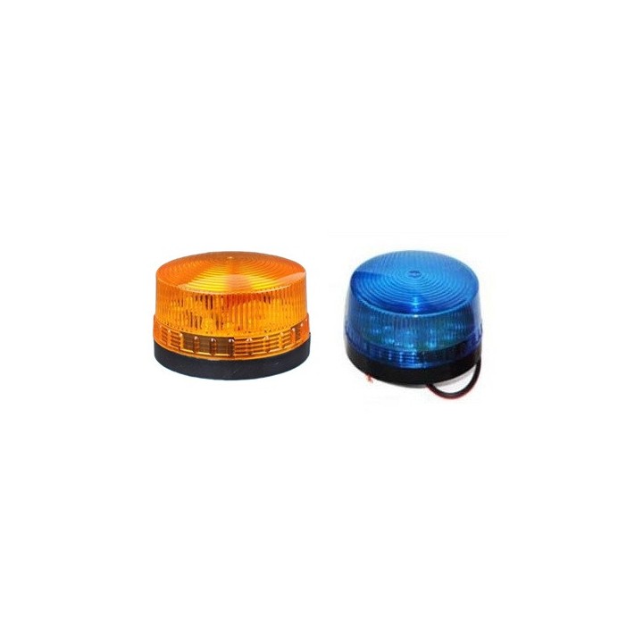 Flash alarme electronique 220v bleu + ambre feu antivol tb-35 ac210