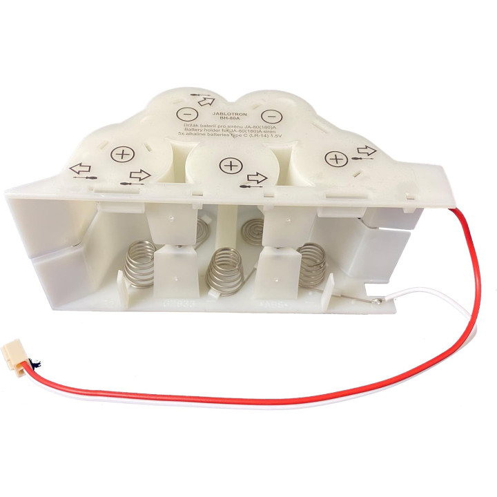 Supporto Bh-80a per 5 batterie LR14 tipo C per sirena da esterno JA-80A, originale Jablotron