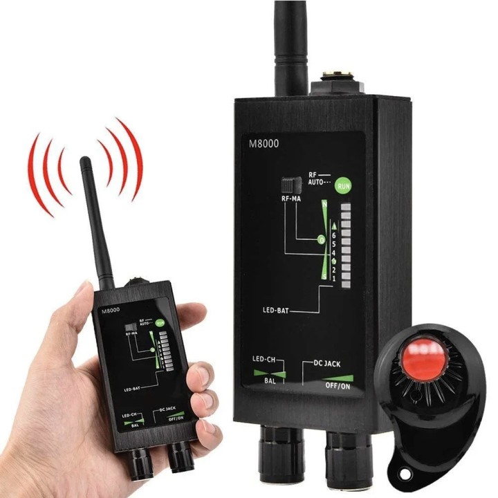 M8000 Anti-Spy Camera Detector, GSM RF Signal, IR IP Tracker, 2G 3G 4G GPS Locator