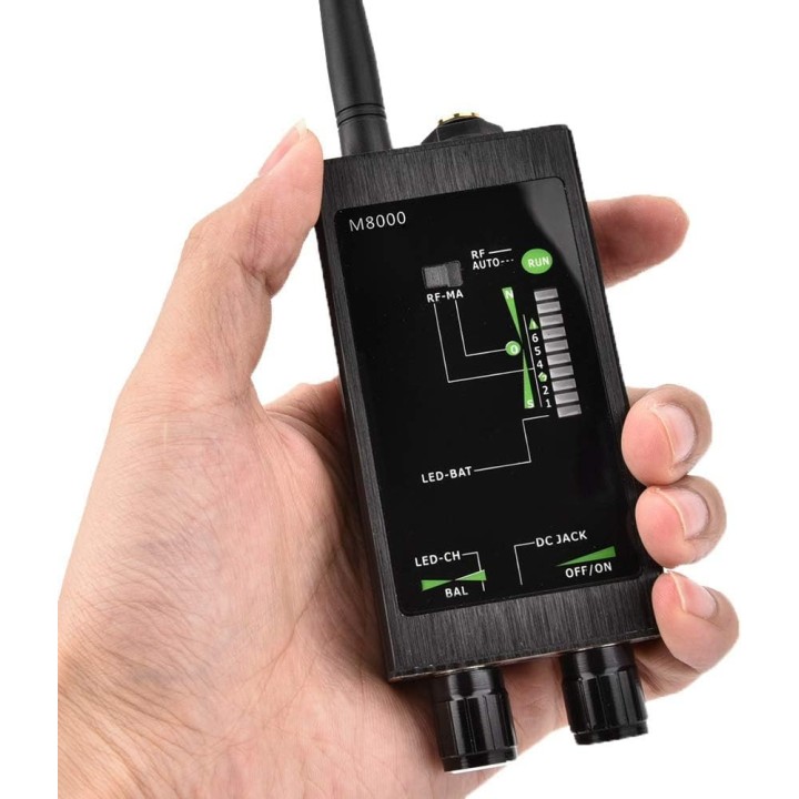 M8000 Radio Anti-Spion Kamera Detektor GSM Signal RF IR IP Tracker 2G 3G 4G GPS Locator