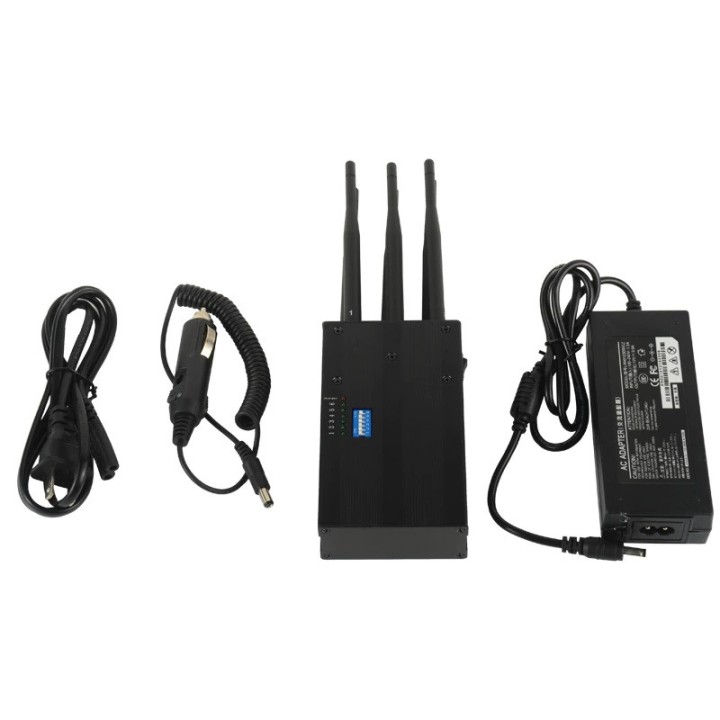 Bloqueador de antenas portátil gsm wave jammer 6 2G 3G 4G 5G WiFi 2.4G 5.8G gps smartphone