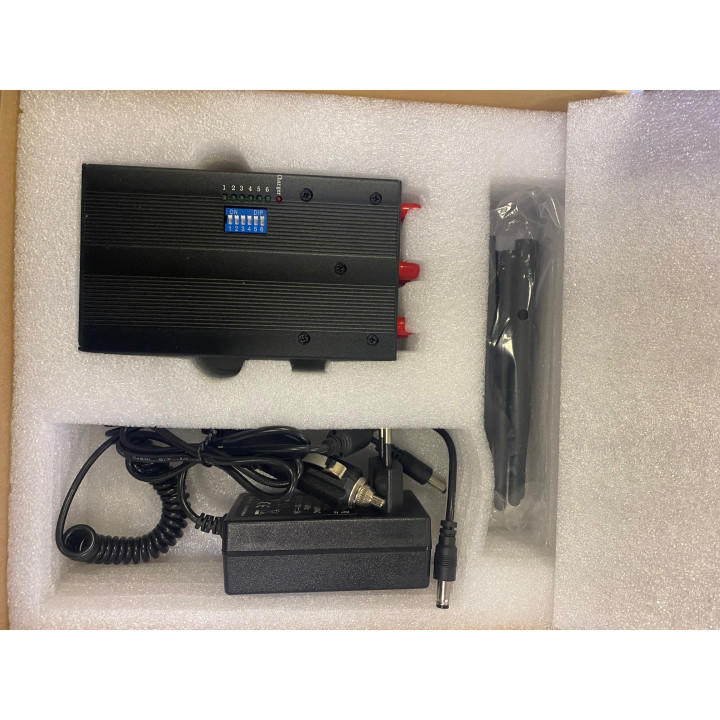 Tragbarer GSM-Wellenstörsender 6 Antennenblocker 2G 3G 4G WiFi 2400MHz gps 1500MHz 1600MHz dcs/1800MHz phs/1900MHz