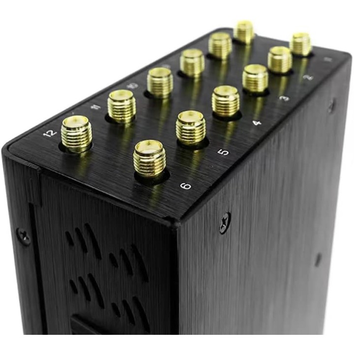 Conmutador 12 antenas bloqueador 2G 3G 4G 5G WiFi 2.4G 5.8G GPS VHF LOJACK 5G3.5G/3.7G CDMA/GSM LORA DCS/PCS WIFI2.4G/4G2300