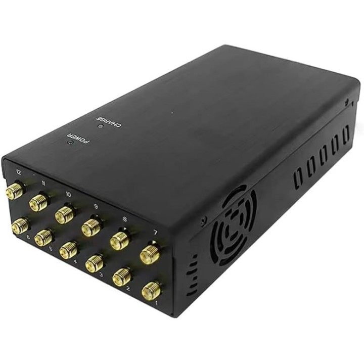 Wellenstörsender 12 Antennenblocker 2G 3G 4G 5G WiFi 2,4G 5,8G GPS vhf lojack 5G3.5G/3.7G CDMA/GSM LORA DCS/PCS WIFI2.4G/4G2300