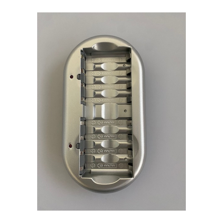 Cargador nimh nicd para baterías aa o aaa conector ac y conector mechero