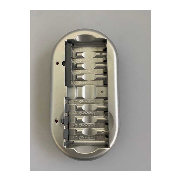 Carica batterie nimh nicd batteria ricaricabile o accumulatore mh aa aaa hr6 hr03 vl9878 presa accendisigari