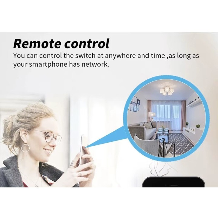 Prise wifi cpl interrupteur éclairage chauffage climatisation  distance via Internet iPhone android
