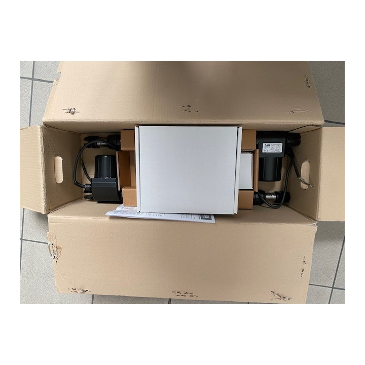 Kit automatización puerta 2 hojas 1,85m 300mm automatización básica bloqueo EKOSWING 220V