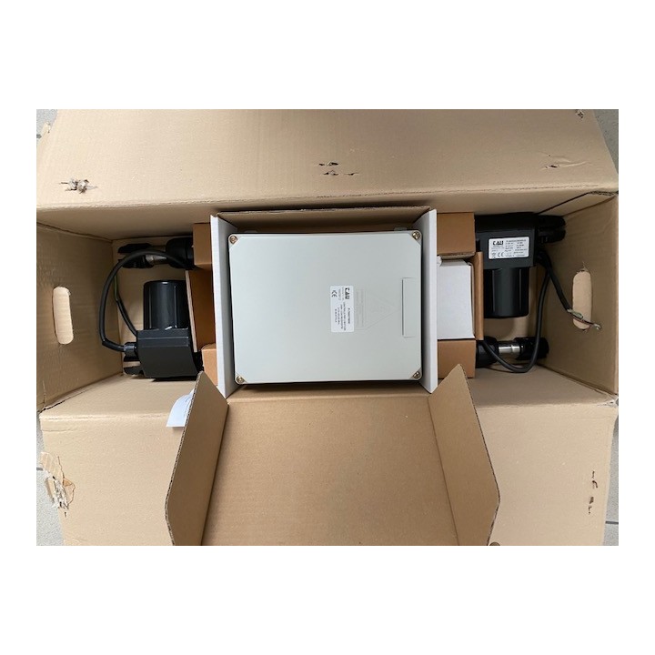 Kit automatisme portail 2 vantaux 1.85m 300mm automatismes a bloquage basic EKOSWING 220V