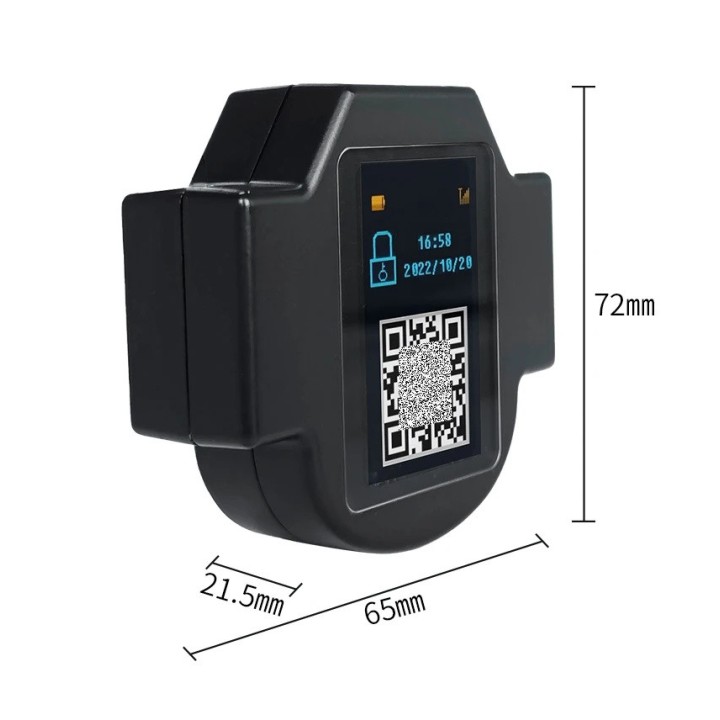 4G Smart Lock for Trucks, Containers, and Cars, Real-Time Tracking, Remote Control, and RFID