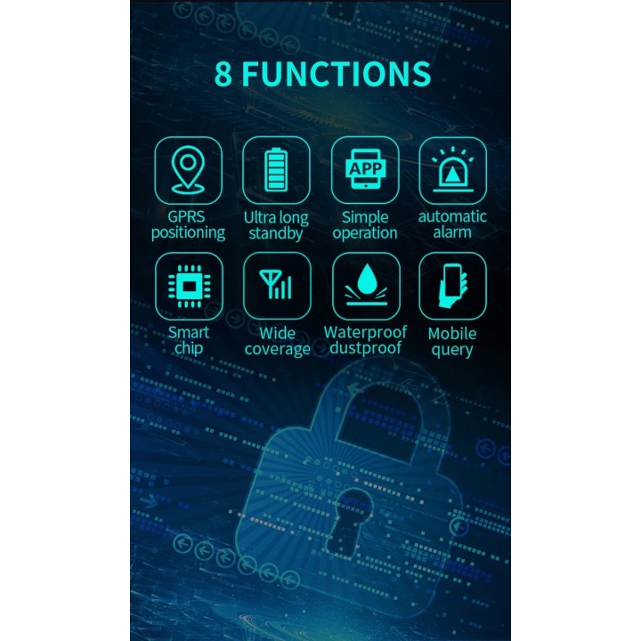 Cadenas Intelligent 4G gsm zc-s32 Camion Traqueur GPS Conteneur Voiture en Temps Réel Télécommande