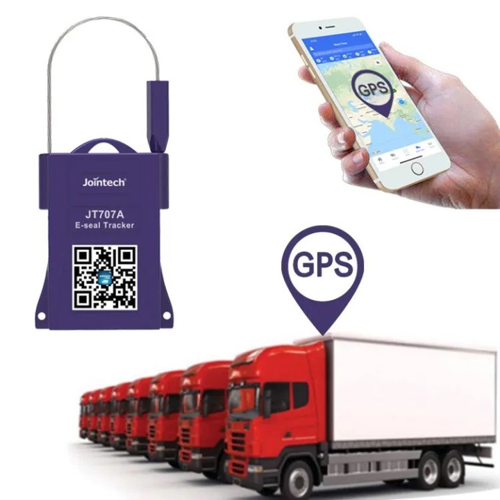 Vorhängeschloss-Tracker, GPS-Tracking, Echtzeit-LKW-Türschloss, Container und Auto JT707