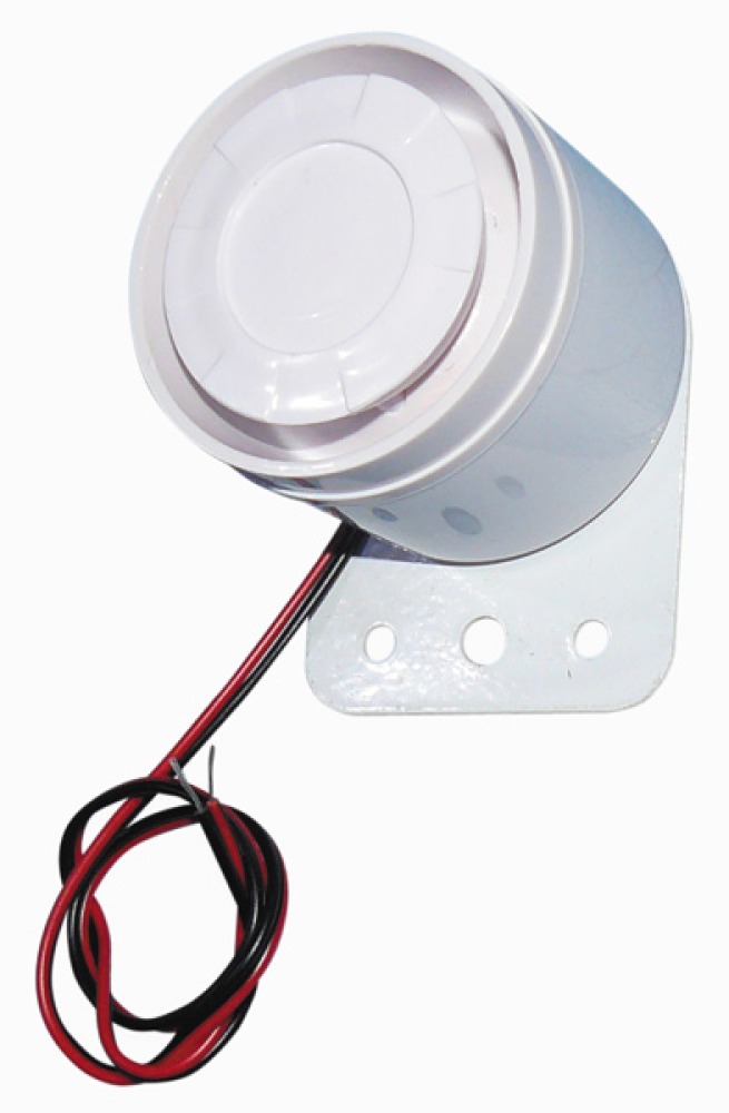 Small siren 5 15vdc 250ma 120db lead type jr international - 1