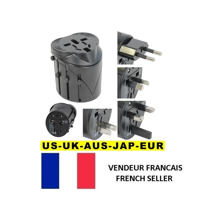 Adattatore presa elettrica viaggio 150 paesi europa america usa gran bretagna uk australia hama - 1