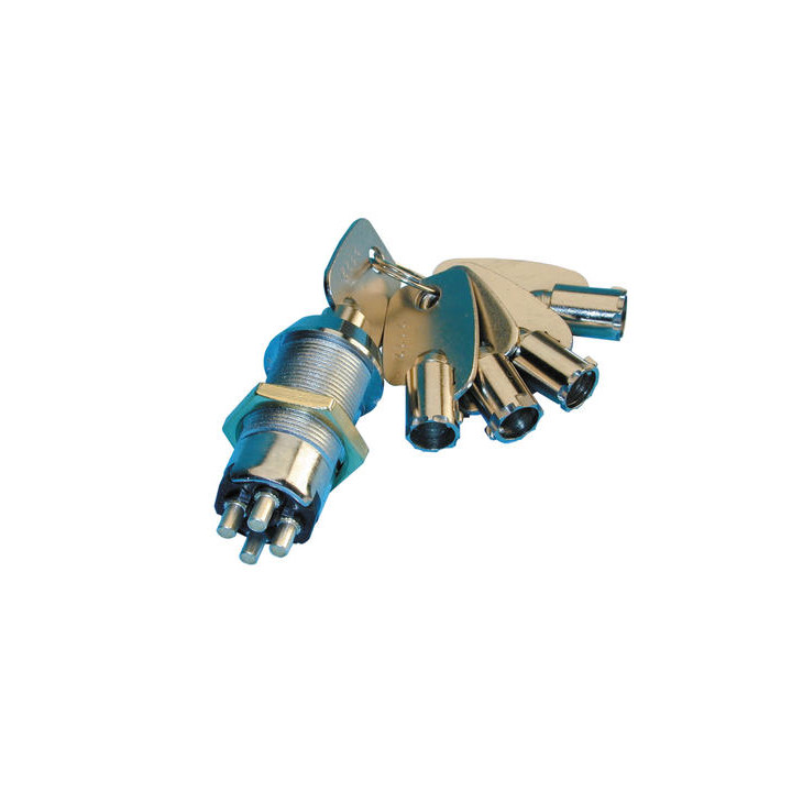 Keyswitch electric on off keyswitch with 4 pin, 5 keys with the same code 3333 1206 1209 jr international - 1