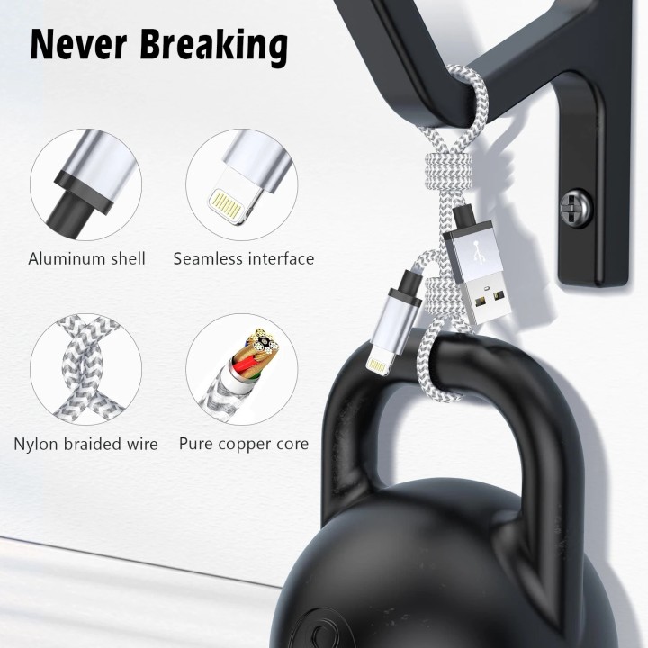 USB Fast Charging micro usb cable 3.1 data Cord Micro Charger For iphone11