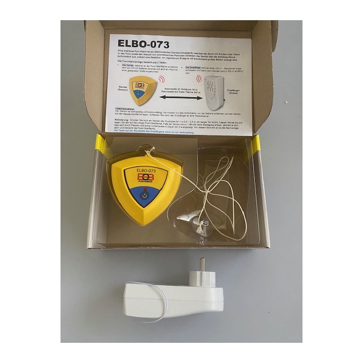 ELBO-073 wireless swimming pool alarm electronic monitoring device detects water movement