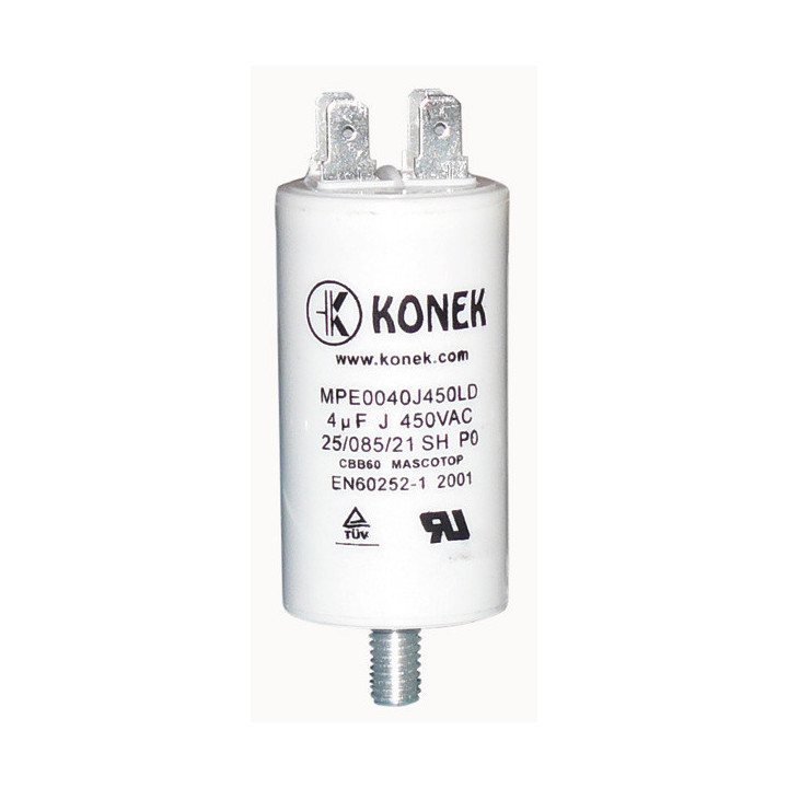 Capacitor 4uf / 450 v + earth