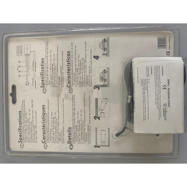 Allarme retromarcia autoveicoli 12vcc spbs2 allarme marcia indietro autoveicoli allarme elettronico retro marcia