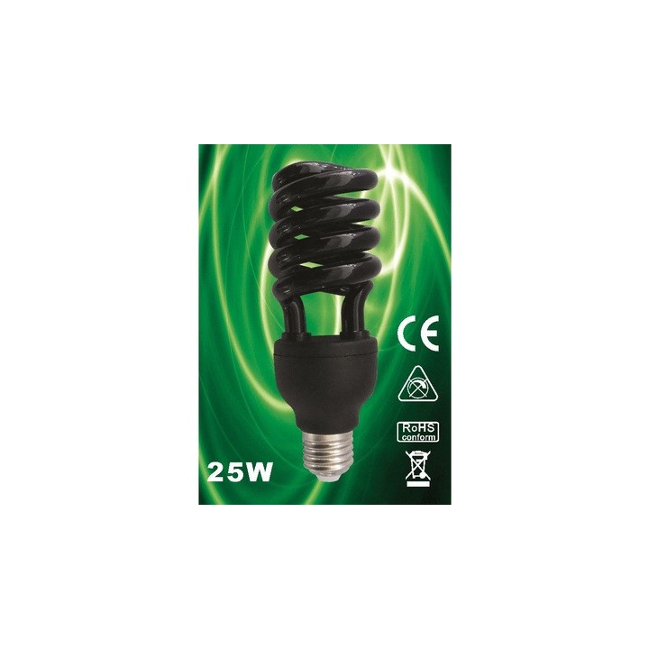 Bombilla luz negra de baja consumo 15w 230v