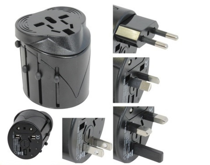Universal electric outlet adapter 150 countries europe travel travel11 hq-usa uk japan swiss jr international - 2