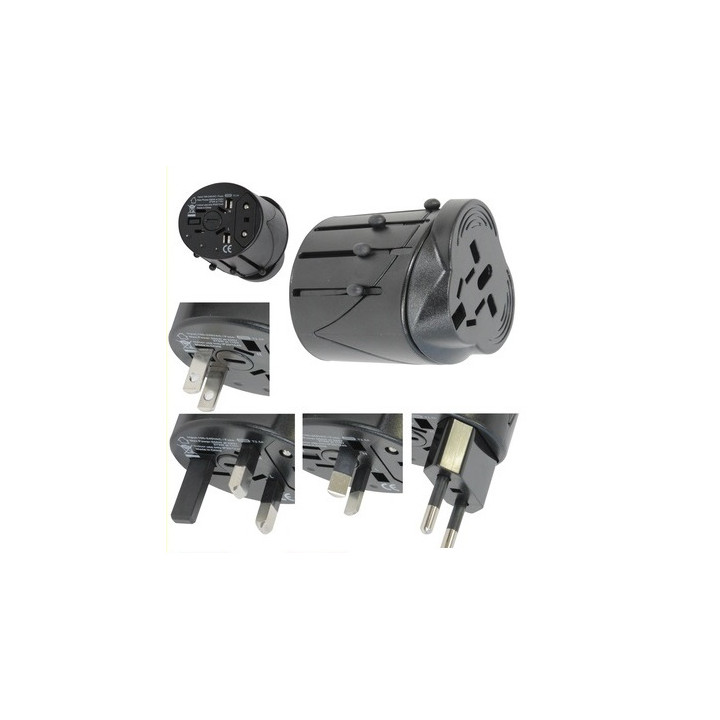 Universal electric outlet adapter 150 countries europe travel travel11 hq-usa uk japan swiss jr international - 2