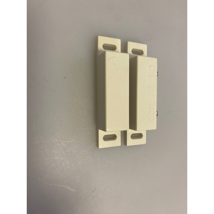 Detecteur ouverture capteur magnetique contact alarme no saillie blanc bs-2031a open
