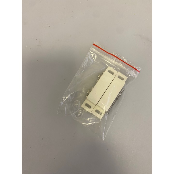 Detecteur ouverture capteur magnetique contact alarme no saillie blanc bs-2031a open