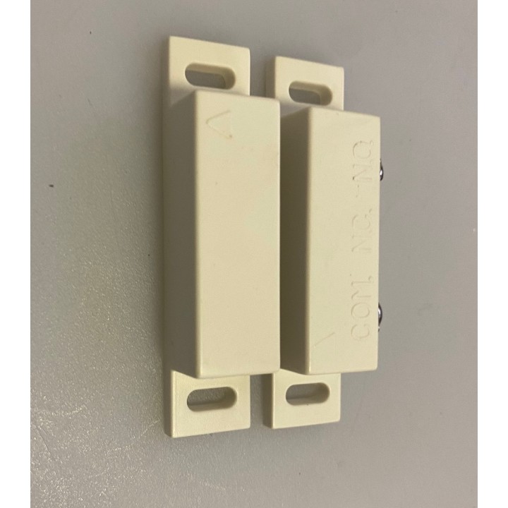 Detector apertura sensor magnético contacto alarma sin protrusión blanco bs-2031a abierto