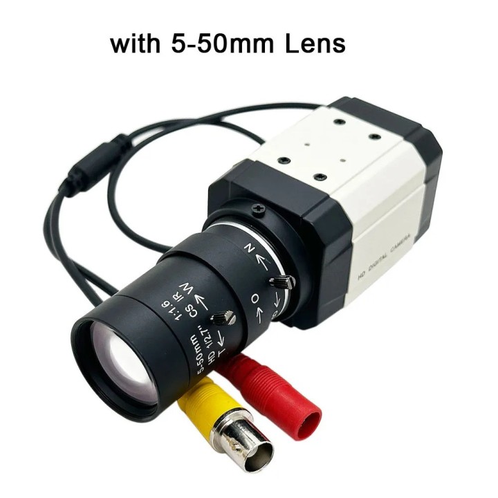 1200TVL Analog Color Home Video Security Camera with 5-50mm Varifocal Zoom Lens