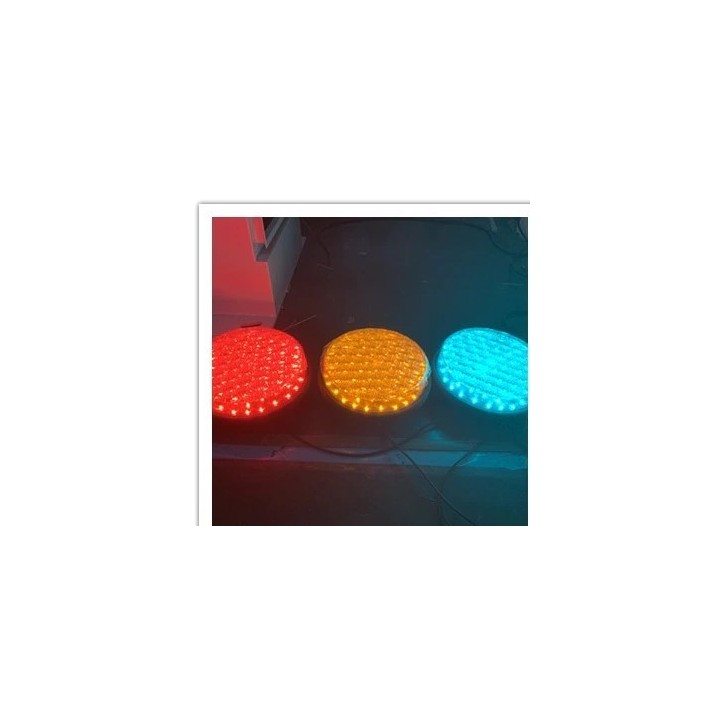 Feu à LED 220v pour feu de signalisation  selmaphore IP65 100mm rouge Circulation Porte Garage