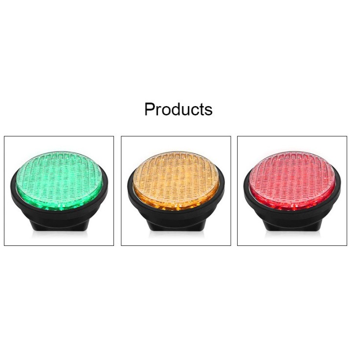 IP65 Waterproof Dia.100mm Red LED Traffic Modules For Traffic Lights