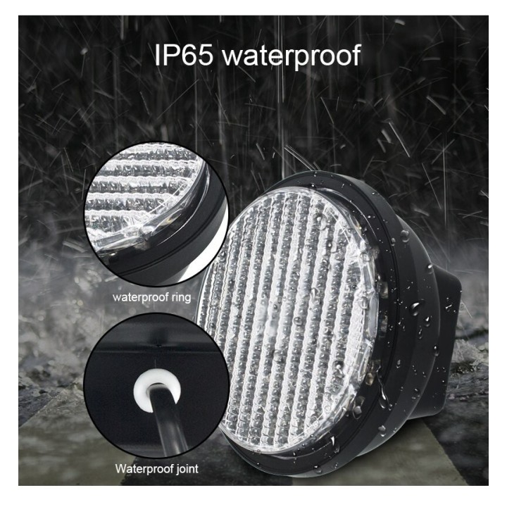 IP65 Waterproof Dia.100mm Red LED Traffic Modules For Traffic Lights