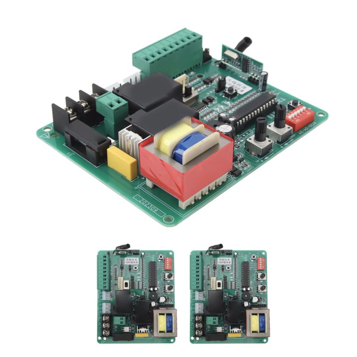 Centrale motorisation portail coulissant universel 220V + recepteur radio 433mhz pour automatisme