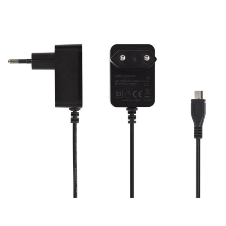 220V Micro-USB Charger 5V 1A 5W Universal Input 100-240 VAC 150cm Cable PSS6EUSB37