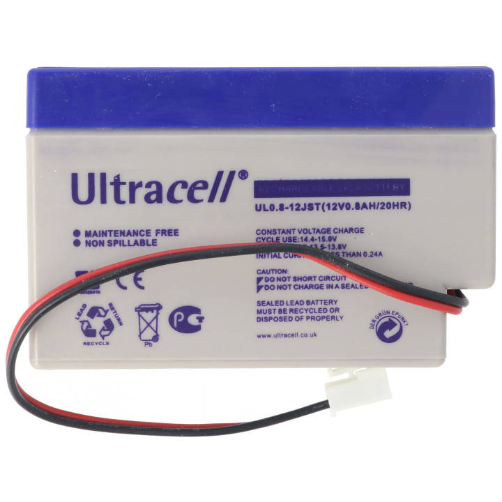 Batteria ricaricabile 12v 0.8 ah pile ricaricabili accu piombo gel mp0.8 12 accumulatore ul0.8 1