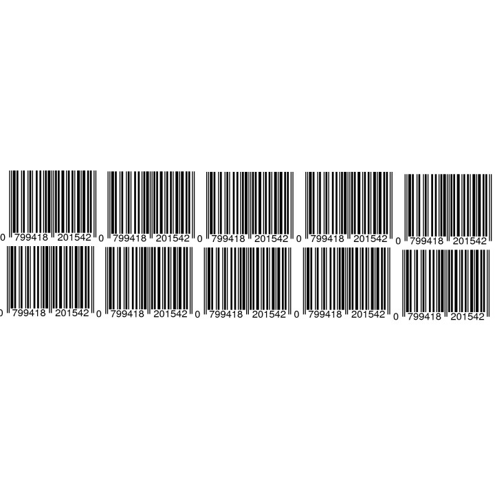 10 upc ean barcode ean13 o ean12 valido gs1 ideale per la vendita su ebay amazon priceminister