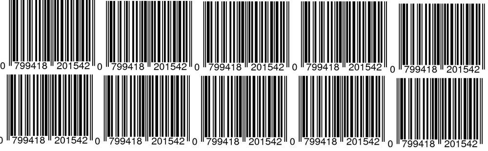10 upc ean barcode ean13 oder ean12 gültigen gs1 ideal für den verkauf auf ebay amazon priceminister