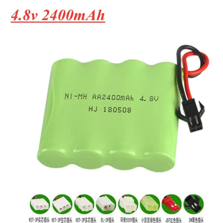Batteria ricaricabile 4.8V AA 2400mAh Ni-MH SM-2P 700mah 1000mah 1500mah 2000mah 2200mah