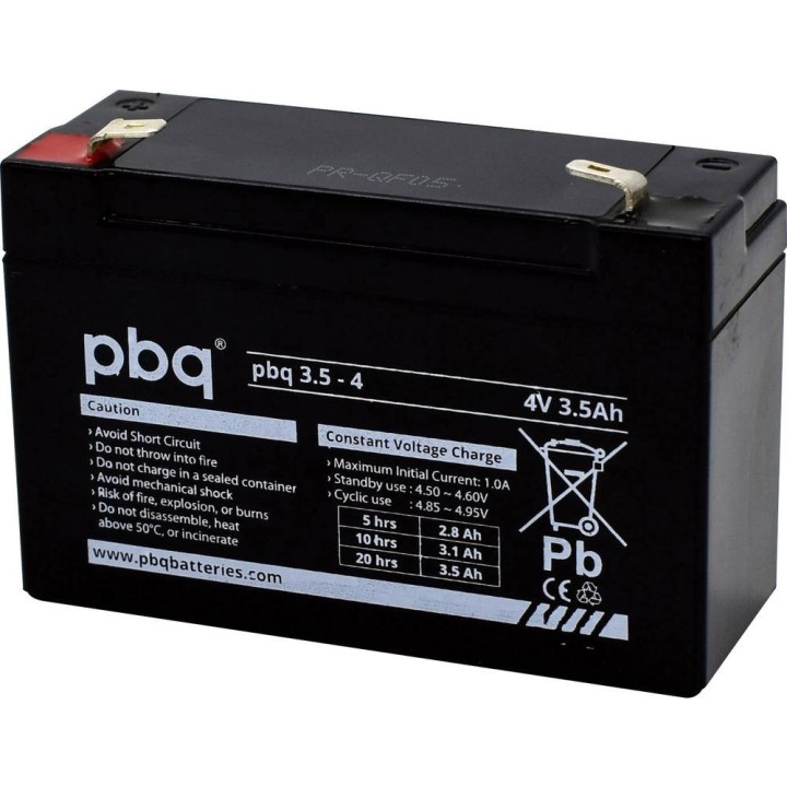 4v 3.5AH Batteria ricaricabile per Central Domonial pmi8fr-std-7