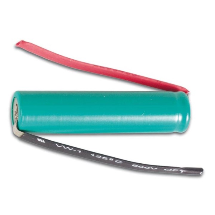 Batteria ricaricabile nimh aaa lr03 1.2v 900mah r3 alette hr3lfc saldatura